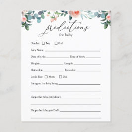 ティータイムベビー予測カード