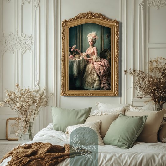 ティータイムメアリーアントワネットポートレートレディーシッター 薄葉紙