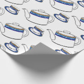 ティータイムラッピング紙 ラッピングペーパー (角)