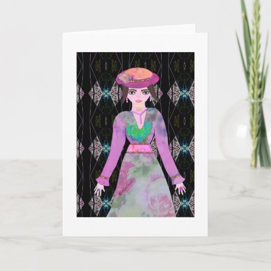 ティータイムリーマリーのクリエイティブデザイン カード (正面)