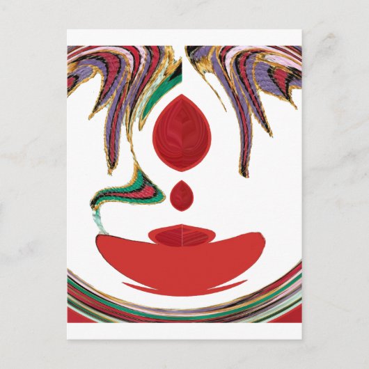 ティータイムレッドティー.png ポストカード (正面)