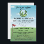 ティータイム付き50thゴルフ誕生日招待状 招待状<br><div class="desc">お祝い50thゴルフバースデーパユニークーティとティーカスタムタイム招待状で特別イベントのスタート！パーソナライズする簡単と受信するおもしろい。デザインに関する質問は、メッセージを送信するだけで、喜んでサポートする。</div>