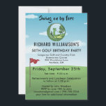 ティータイム付き50thゴルフ誕生日招待状 招待状<br><div class="desc">お祝い50thゴルフバースデーパユニークーティとティーカスタムタイム招待状で特別イベントのスタート！パーソナライズする簡単と受信するおもしろい。デザインに関する質問は、メッセージを送信するだけで、喜んでサポートする。</div>