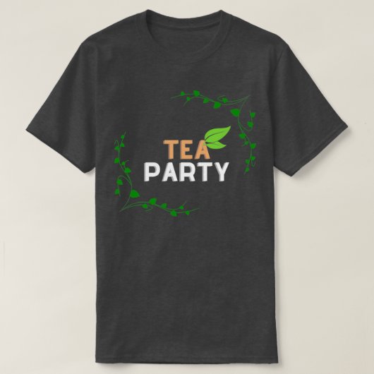 ティータイム枠10 Tシャツ (デザイン正面)