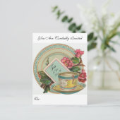 ティータイム インビテーションポストカード (スタンド正面)