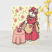 ティータイム カード (黄色い花)