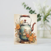 ティータイム　コーヒーブレイク　集まる　バケーション ポストカード (スタンド正面)