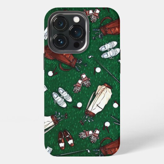 ティータイム ゴルフ iPhoneケース (裏面)
