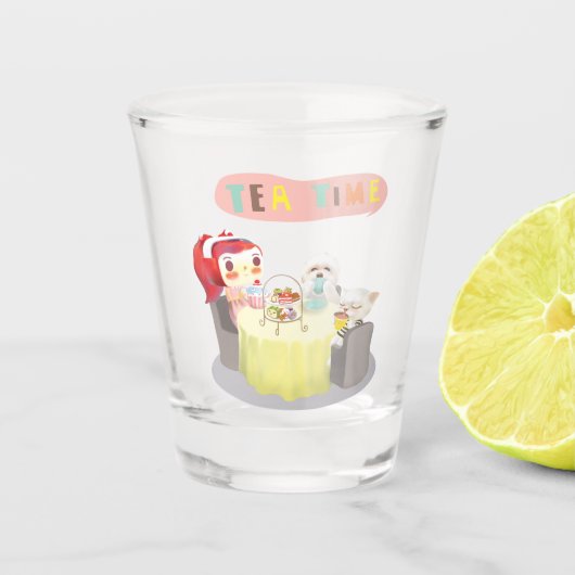 ティータイム ショットグラス (正面)
