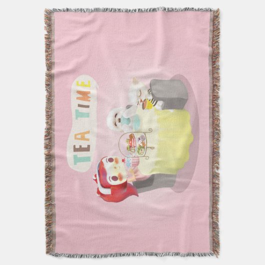 ティータイム スローブランケット (正面縦)