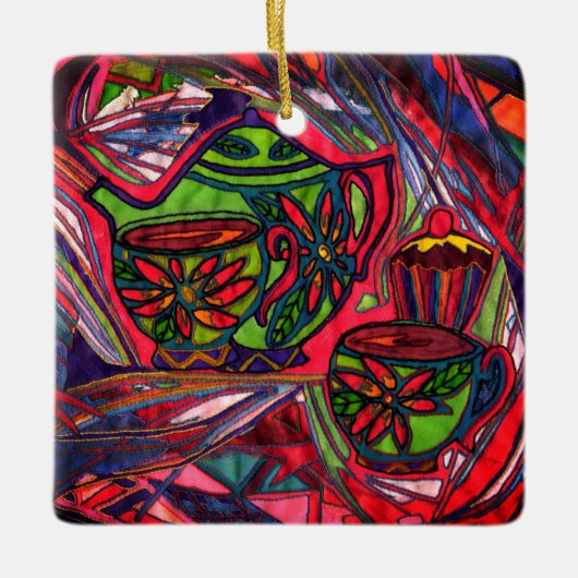 ティータイム セラミックオーナメント (正面)