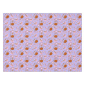 ティータイム ティーポット ティーカップ プレート 銅製のケトル柄 テーブルクロス (正面(横))