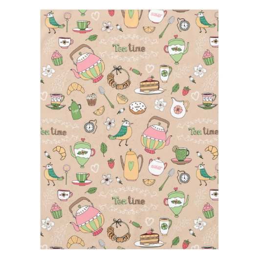 ティータイム テーブルクロス (正面)