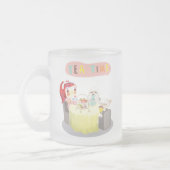 ティータイム フロストグラスマグカップ (左)