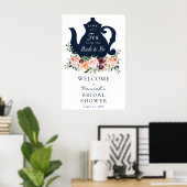 ティータイム ブライダルシャワー ウェルカムサイン ポスター (ホームオフィス)