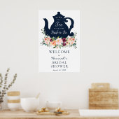 ティータイム ブライダルシャワー ウェルカムサイン ポスター (キッチン)