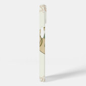 ティータイム、ベージュグラフィックアート、フローラインスパイア Case-Mate iPhoneケース (裏面 / 右)