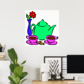 ティータイム ポスター (ホームオフィス)