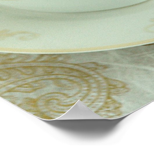 ティータイム ポスター (角)