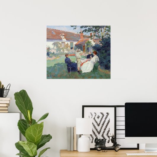 ティータイム ポスター (ホームオフィス)