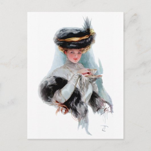 ティータイム ポストカード (正面)