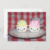 ティータイム ポストカード (正面/裏面)