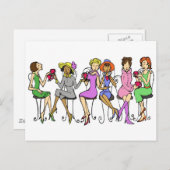 ティータイム ポストカード (正面/裏面)