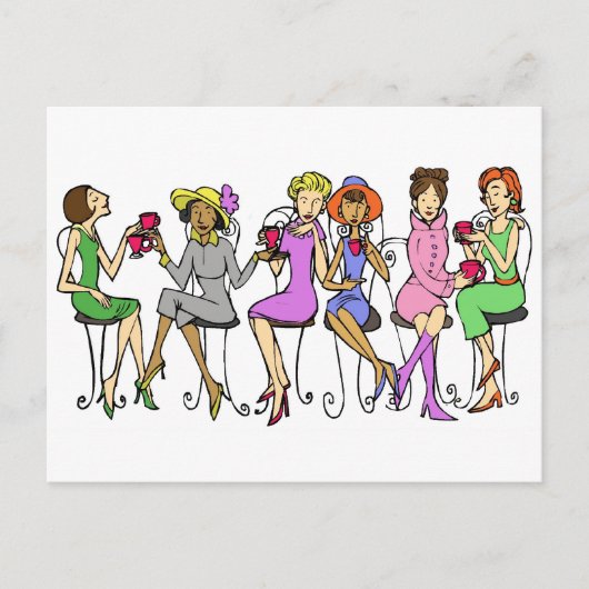 ティータイム ポストカード (正面)