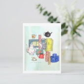 ティータイム ポストカード (スタンド正面)