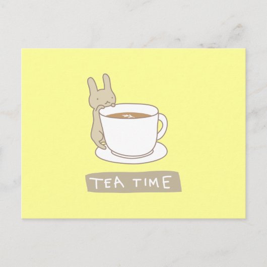 ティータイム ポストカード (正面)