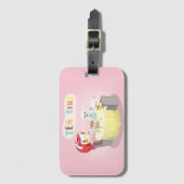ティータイム ラゲッジタグ (正面縦)
