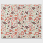 ティータイム ラッピングペーパー (フラット)