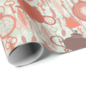 ティータイム ラッピングペーパー (ロールコーナー)