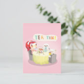 ティータイム 案内ポストカード (スタンド正面)