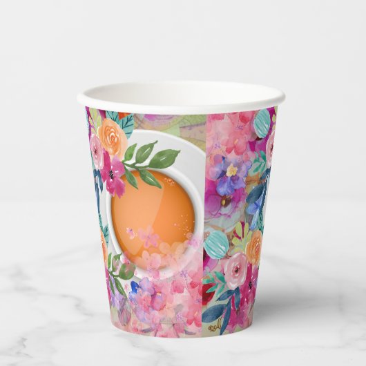 ティータイム 紙コップ (正面)