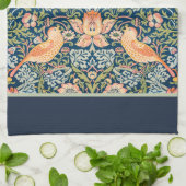 ティータオルウィリアム・モリス:イチゴ泥棒 キッチンタオル (折り畳み)