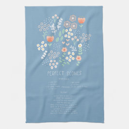 ティータオルレシピコーンとジャムとクリームギフト キッチンタオル