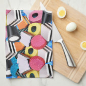 ティータオル甘草飴カスケード キッチンタオル (四つ折り)