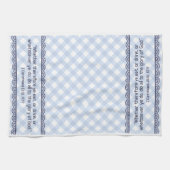 ティータオル聖書の聖句 – I Corinthians 10:31 KJV キッチンタオル (横)