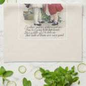 ティータオル聖降誕祭の年代物 キッチンタオル (折り畳み)