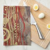 ティータオル:グスタフクリムト:衛生 キッチンタオル (四つ折り)