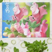 ティータオル·ラディバグ花園。 キッチンタオル (折り畳み)