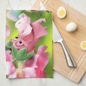 ティータオル·ラディバグ花園。 キッチンタオル (四つ折り)