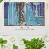 ティータオル:ヴィンテージGEORGE BARBIER POSTER キッチンタオル (折り畳み)