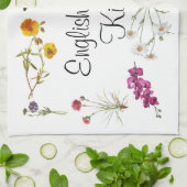 ティータオル – English Country Kitchen キッチンタオル (折り畳み)