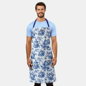 ティーチノイスリーフランスのトワールデュジュエパタン エプロン (着用した状態)