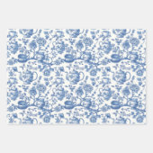 ティーチノイスリーフランスのトワールデュジュエパタン ラッピングペーパーシート (正面3)