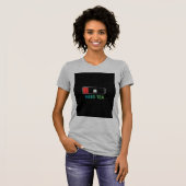 ティーデザインのヘザーグレーのTシャツ Tシャツ (正面フル)