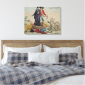 ティートについての革命漫画 キャンバスプリント (インサイチュ (寝室))