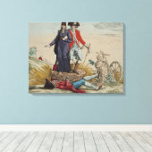 ティートについての革命漫画 キャンバスプリント (インサイチュ (ウッドフロア))